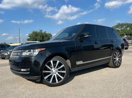 Black 2016 Land Rover Range Rover 3.0L Turbocharged Diesel HSE Td6