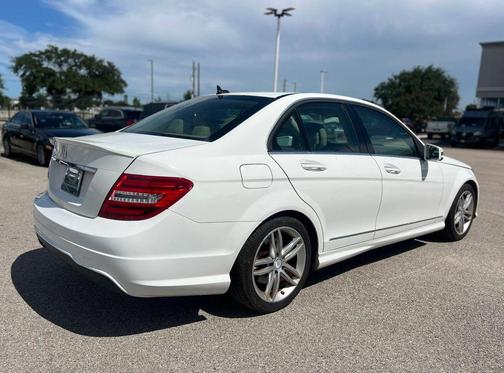White 2014 Mercedes-Benz C-Class C 250 Sport