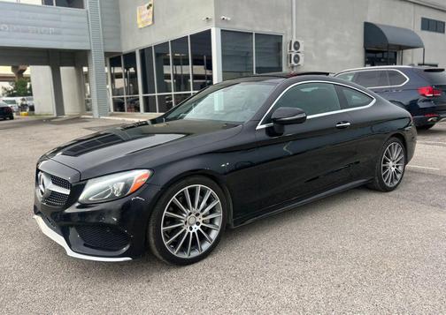 Black 2017 Mercedes-Benz C-Class C 300 Coupe 2D