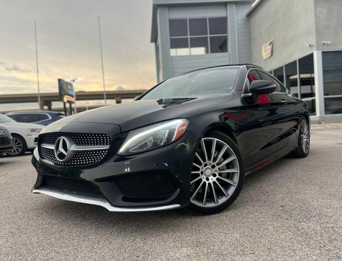 Black 2017 Mercedes-Benz C-Class C 300 Coupe 2D