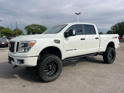 Pearl White 2019 Nissan Titan XD PRO-4X