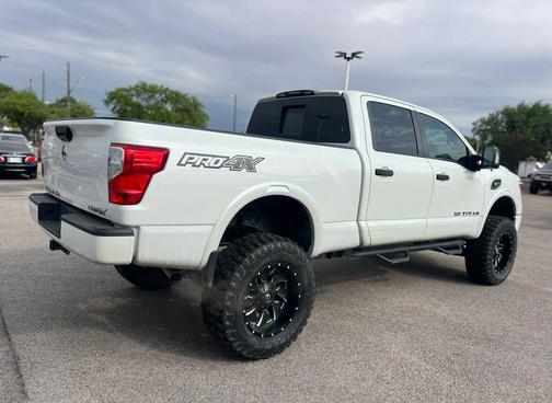 Pearl White 2019 Nissan Titan XD PRO-4X