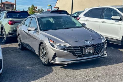 Gray 2023 Hyundai ELANTRA Limited