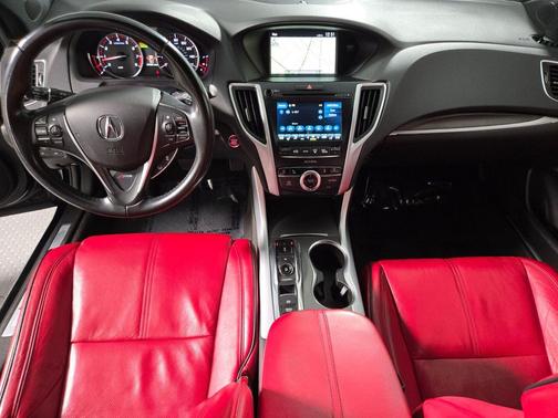 Crystal Black Pearl 2019 Acura TLX Technology