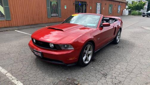Red 2010 Ford Mustang GT Premium
