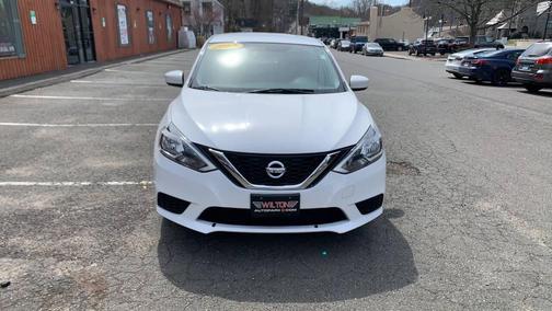White 2017 Nissan Sentra SV