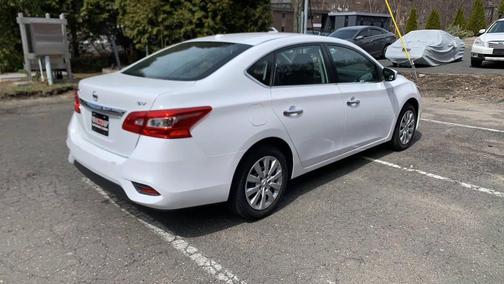 White 2017 Nissan Sentra SV