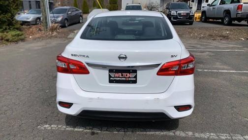White 2017 Nissan Sentra SV