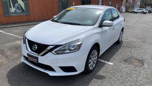 White 2017 Nissan Sentra SV