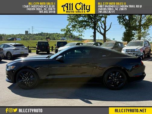 Shadow Black 2017 Ford Mustang EcoBoost