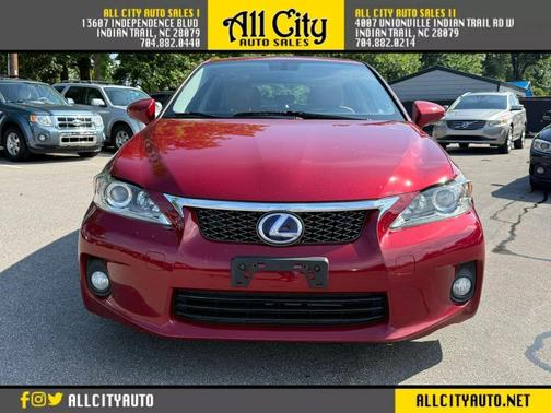 Red 2012 Lexus CT 200h Premium