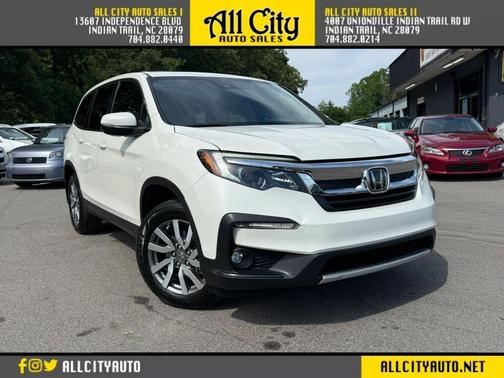White Diamond Pearl 2019 Honda Pilot EX-L