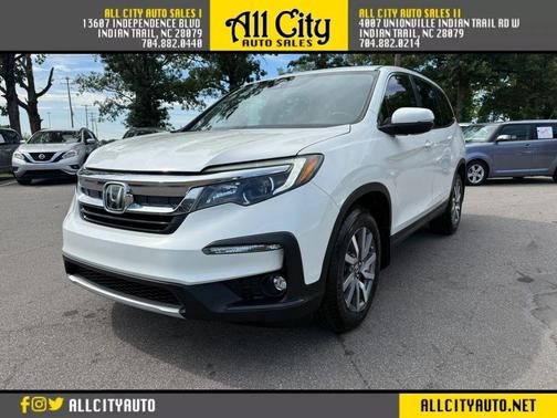 White Diamond Pearl 2019 Honda Pilot EX-L
