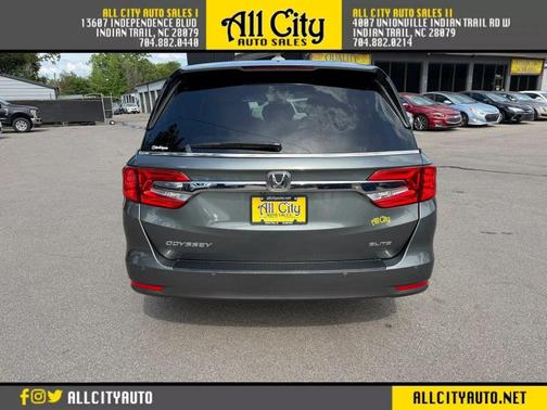Gray 2018 Honda Odyssey Elite
