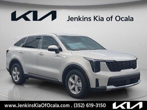Ivory Silver 2026 Kia Sorento LX
