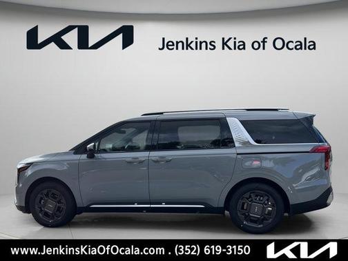 Ceramic Silver 2026 Kia Carnival Hybrid SX