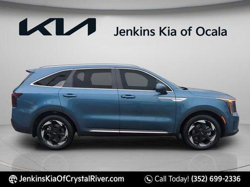 Mineral Blue 2026 Kia Sorento Hybrid EX