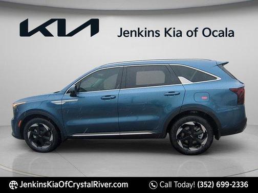 Mineral Blue 2026 Kia Sorento Hybrid EX
