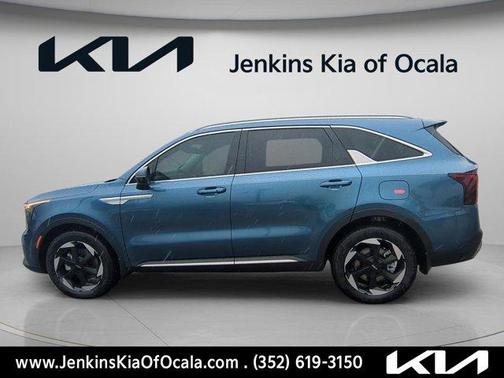Mineral Blue 2026 Kia Sorento Hybrid EX
