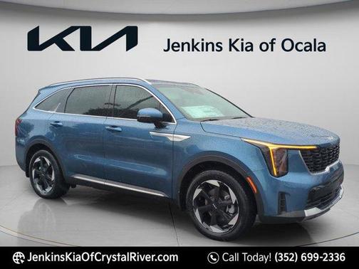 Mineral Blue 2026 Kia Sorento Hybrid EX