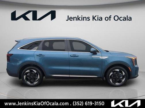 Mineral Blue 2026 Kia Sorento Hybrid EX