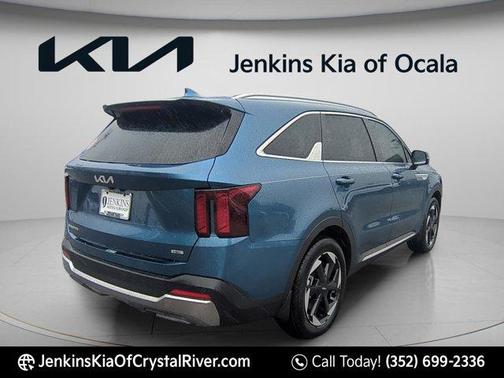 Mineral Blue 2026 Kia Sorento Hybrid EX