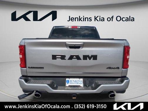 Billet Silver Metallic Clearcoat 2025 RAM 1500 Laramie