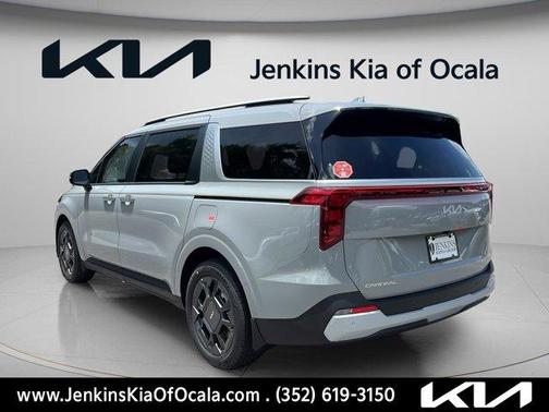 Ceramic Silver 2026 Kia Carnival Hybrid EX
