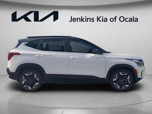 Clear White / Black Roof 2026 Kia Seltos SX