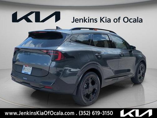 Gravity Gray 2026 Kia Sportage Plug-In Hybrid X-Line Prestige