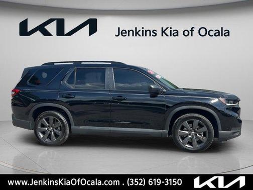Black 2025 Honda Pilot Sport