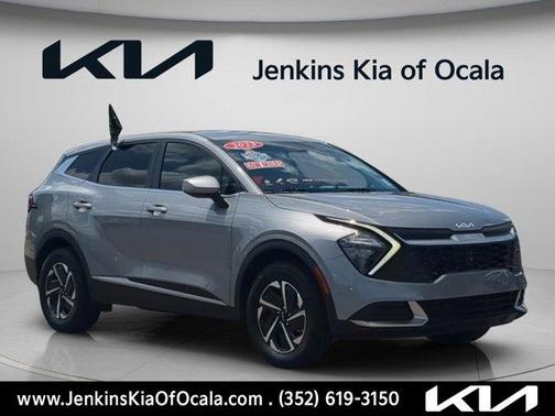 Steel Gray 2023 Kia Sportage Hybrid LX