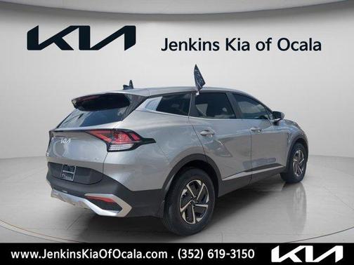 Steel Gray 2023 Kia Sportage Hybrid LX