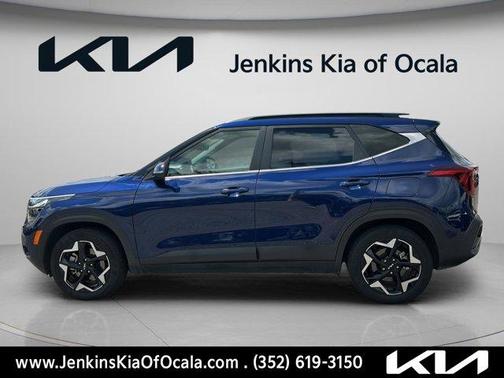 Dark Ocean Blue 2024 Kia Seltos EX