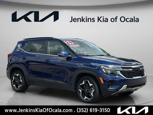 Dark Ocean Blue 2024 Kia Seltos EX
