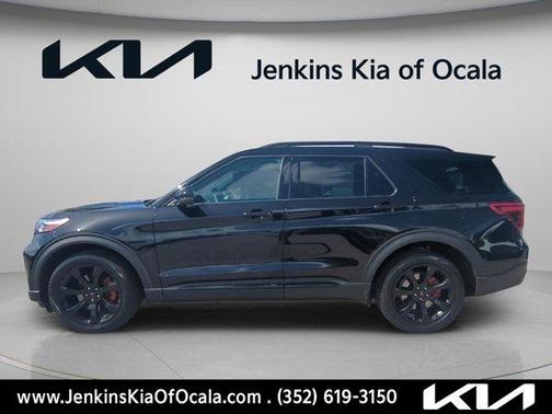 Agate Black Metallic 2024 Ford Explorer ST