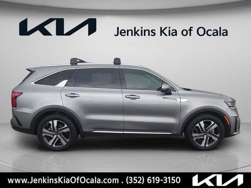 Steel Gray 2024 Kia Sorento Hybrid EX