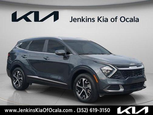 Gravity Gray 2023 Kia Sportage Hybrid EX