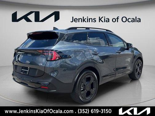 Gravity Gray 2026 Kia Sportage Plug-In Hybrid X-Line