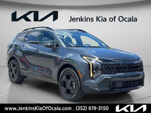 Gravity Gray 2026 Kia Sportage Plug-In Hybrid X-Line