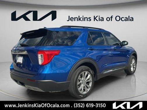 Blue Metallic 2023 Ford Explorer XLT