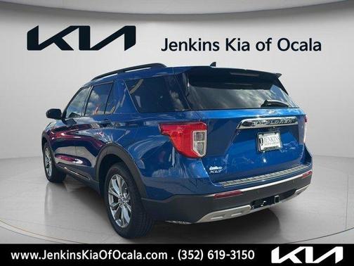 Blue Metallic 2023 Ford Explorer XLT