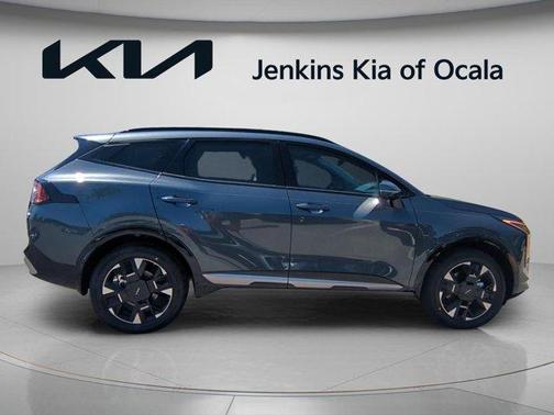 Gravity Gray 2026 Kia Sportage Hybrid SX-Prestige