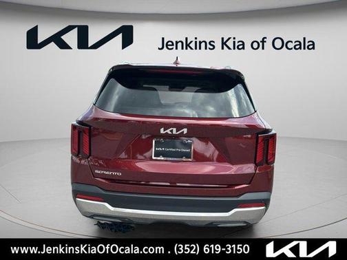 Red 2024 Kia Sorento SX