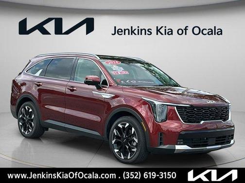 Red 2024 Kia Sorento SX