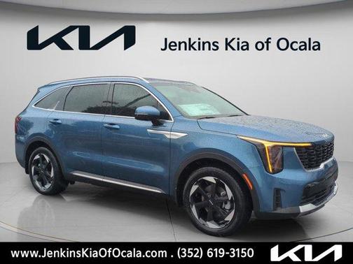 Mineral Blue 2026 Kia Sorento Hybrid EX