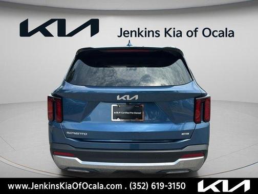 Mineral Blue 2025 Kia Sorento Hybrid EX