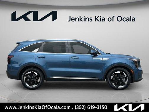 Mineral Blue 2025 Kia Sorento Hybrid EX