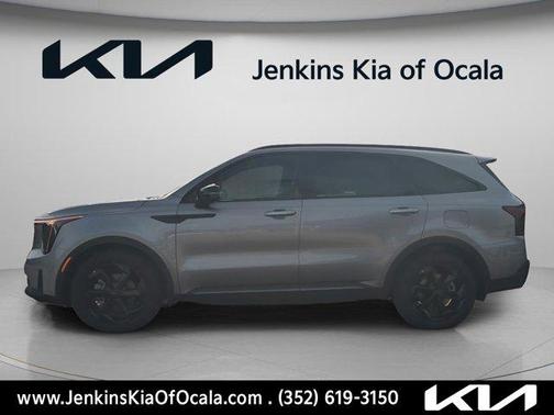Steel Gray 2026 Kia Sorento Hybrid X-LINE SX PRESTIGE