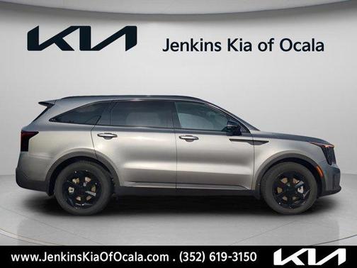 Steel Gray 2026 Kia Sorento Hybrid X-LINE SX PRESTIGE